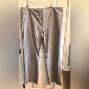 Ann Taylor Factory Women's Gray Striped Trousers